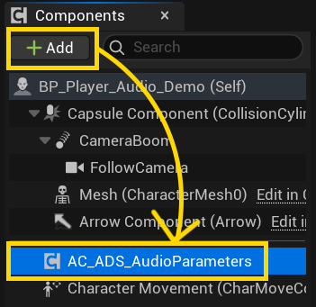 Adding AC ADS Audio Parameters to the Player