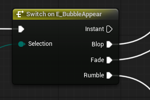 Switch on E BubbleAppear in SetLine