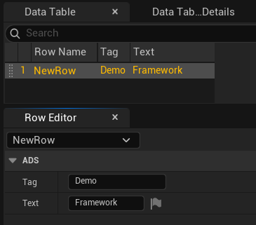 Dynamic text example
