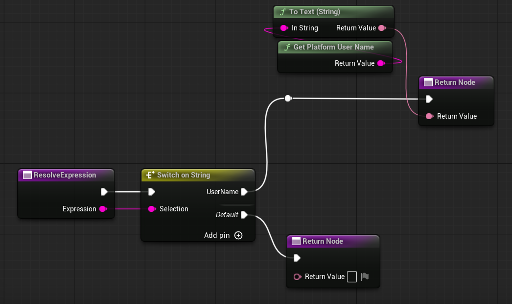 Resolve Expression function in BP_ADS_DialogSystem